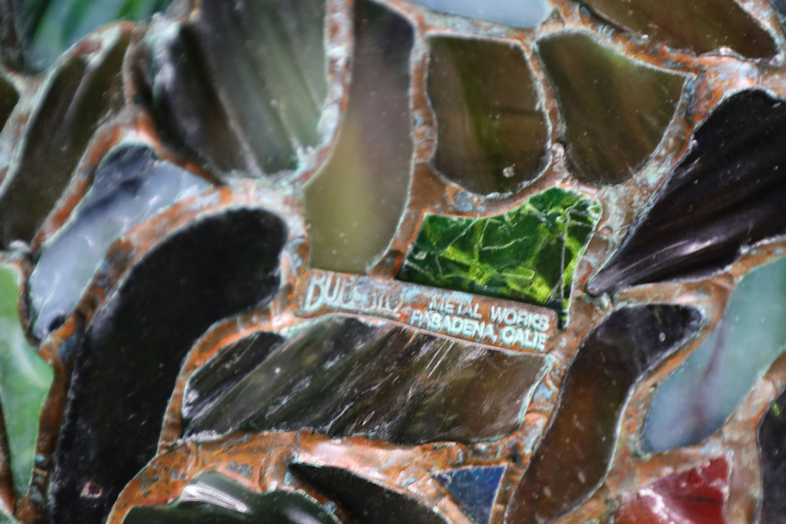 BUFFALO STUDIOS BRONZE TABLE LAMP - 11