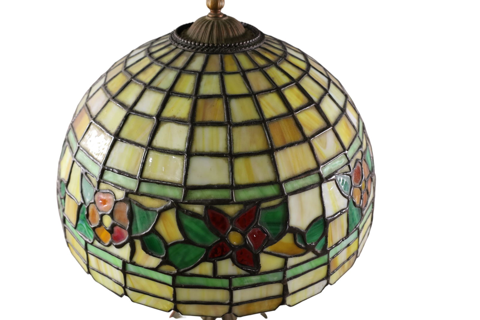 LEADED GLASS TABLE LAMP - 2