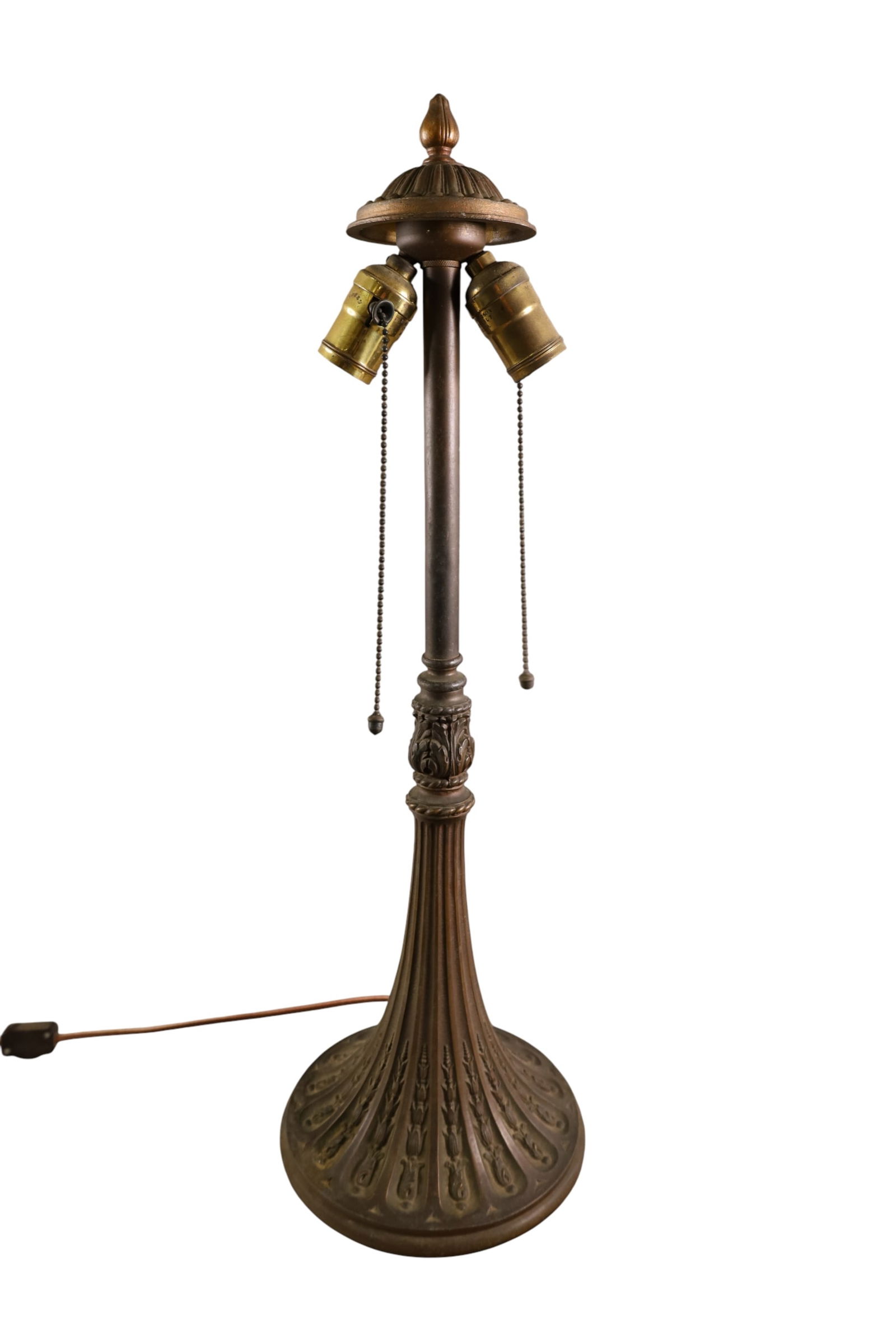 LEADED GLASS TABLE LAMP - 4