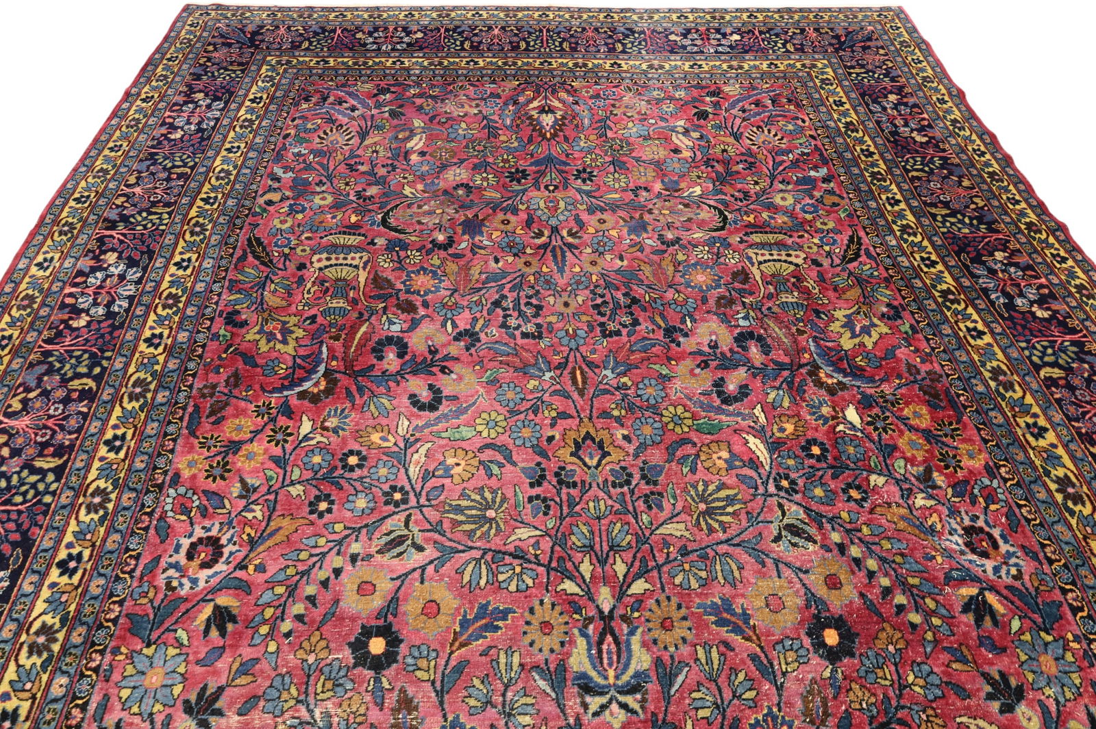 APPROX 19' x 9' 9" HANDMADE WOOL RUG - 2