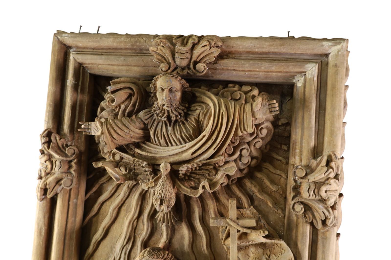 CARVED RELIGIOUS PANEL - 2