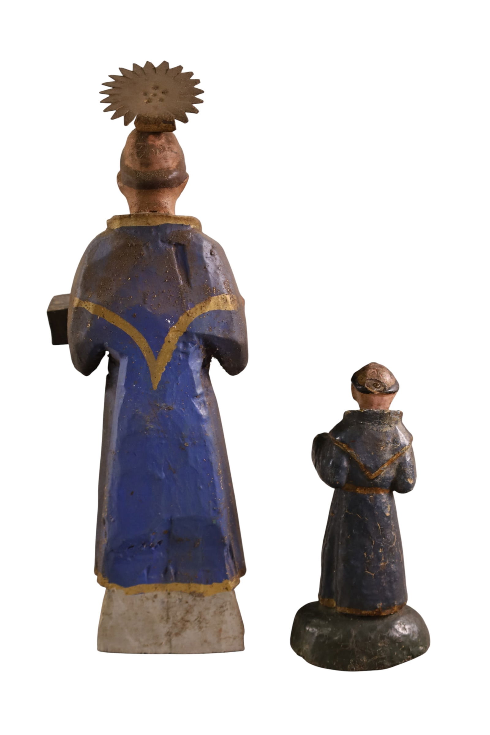 2 SMALL SANTO FIGURES - 2