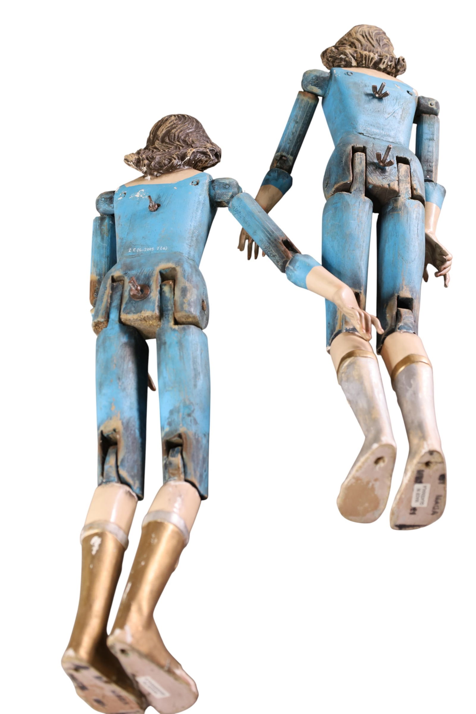 2 ARTICULATED SANTO FIGURES - 2