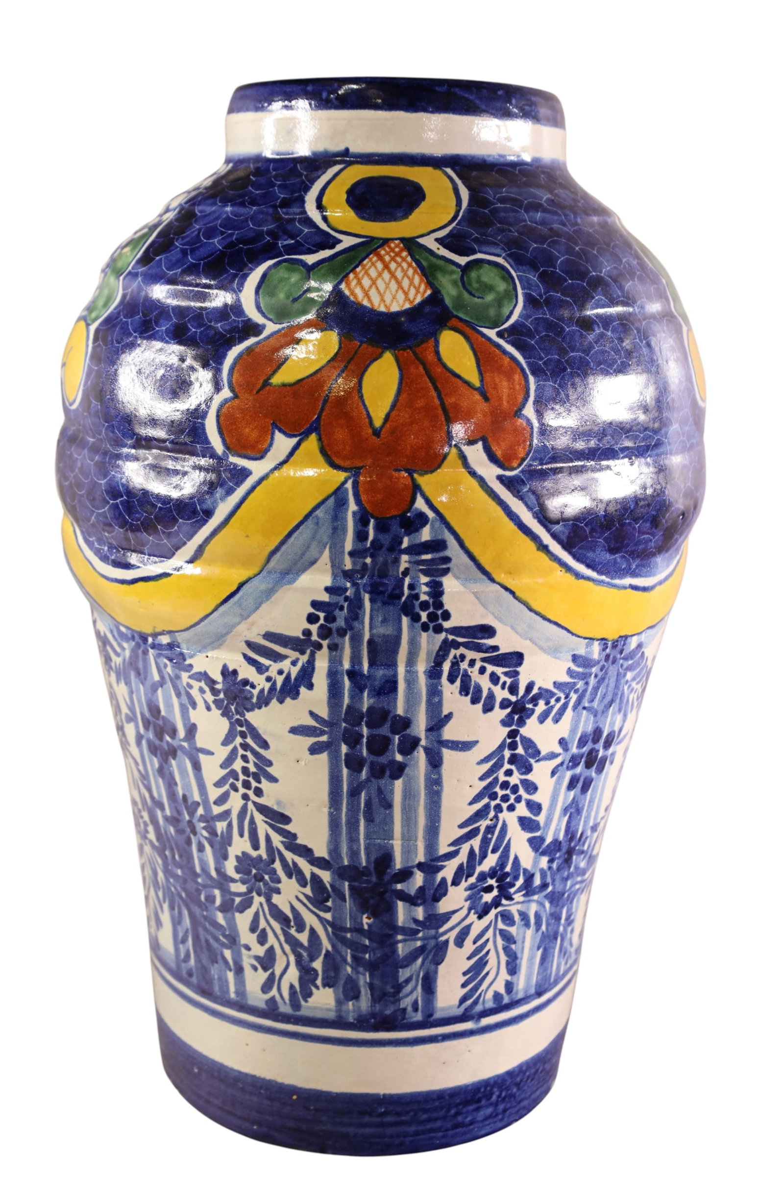 LARGE MEXICAN POTTERY VASE (1 of 3)