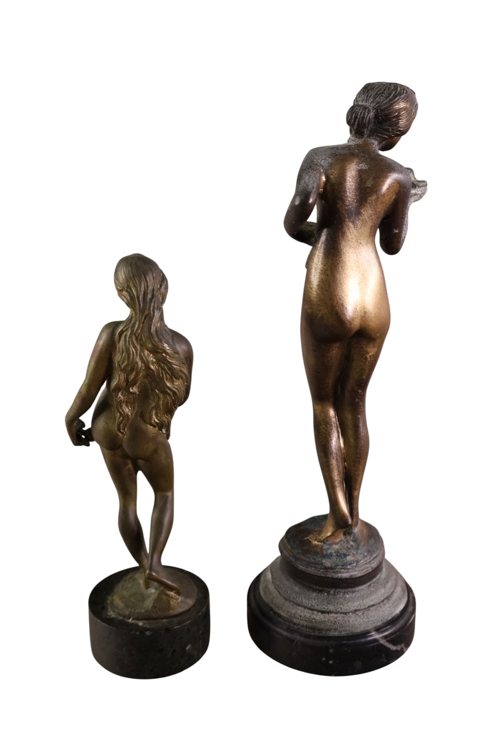 2 ART DECO STATUES - 2