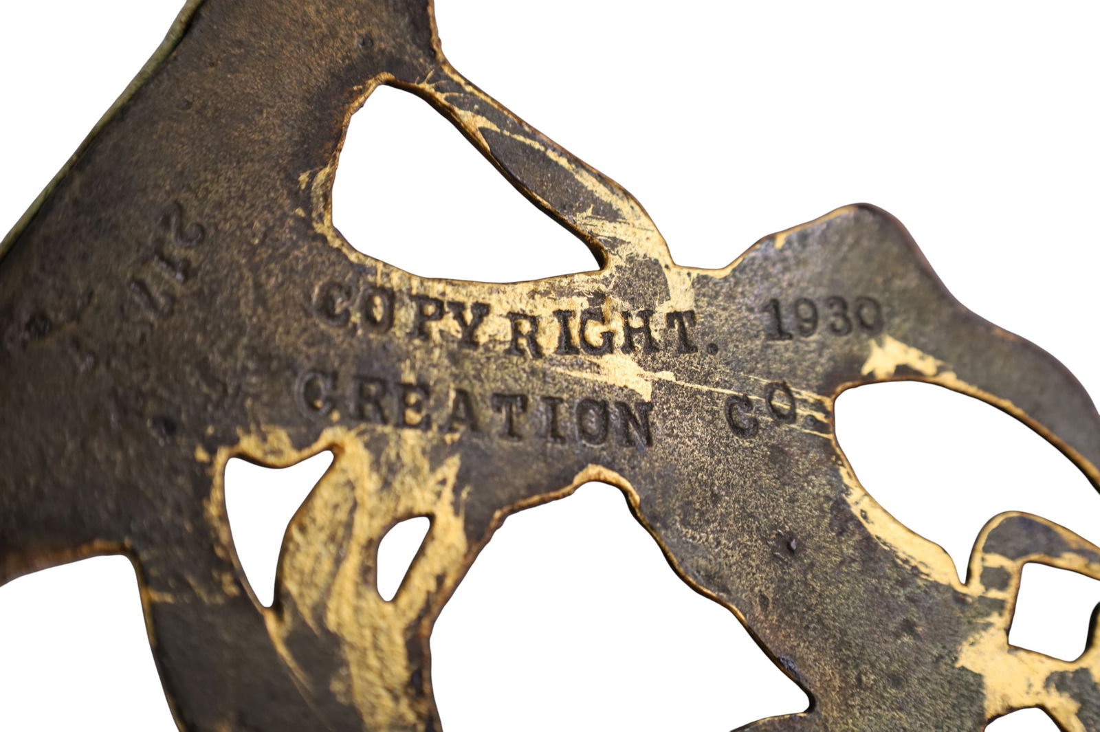 3 CAST METAL TABLE ITEMS - 5