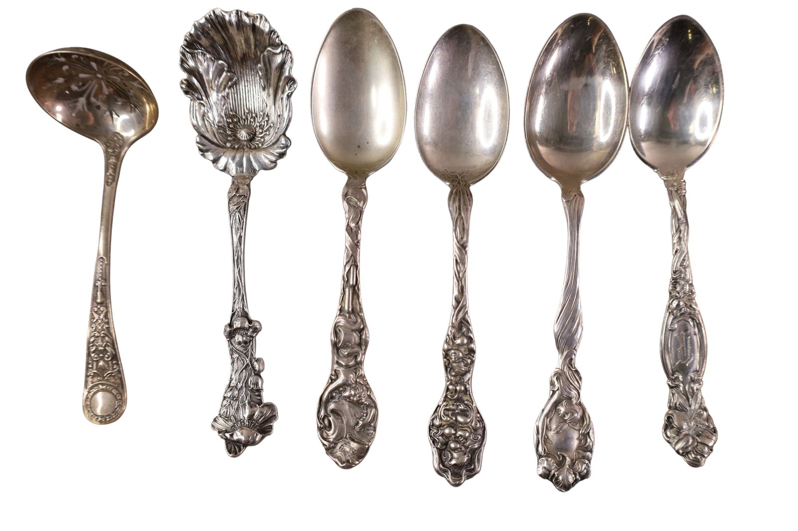 MISC STERLING FORKS AND SPOONS. - 5