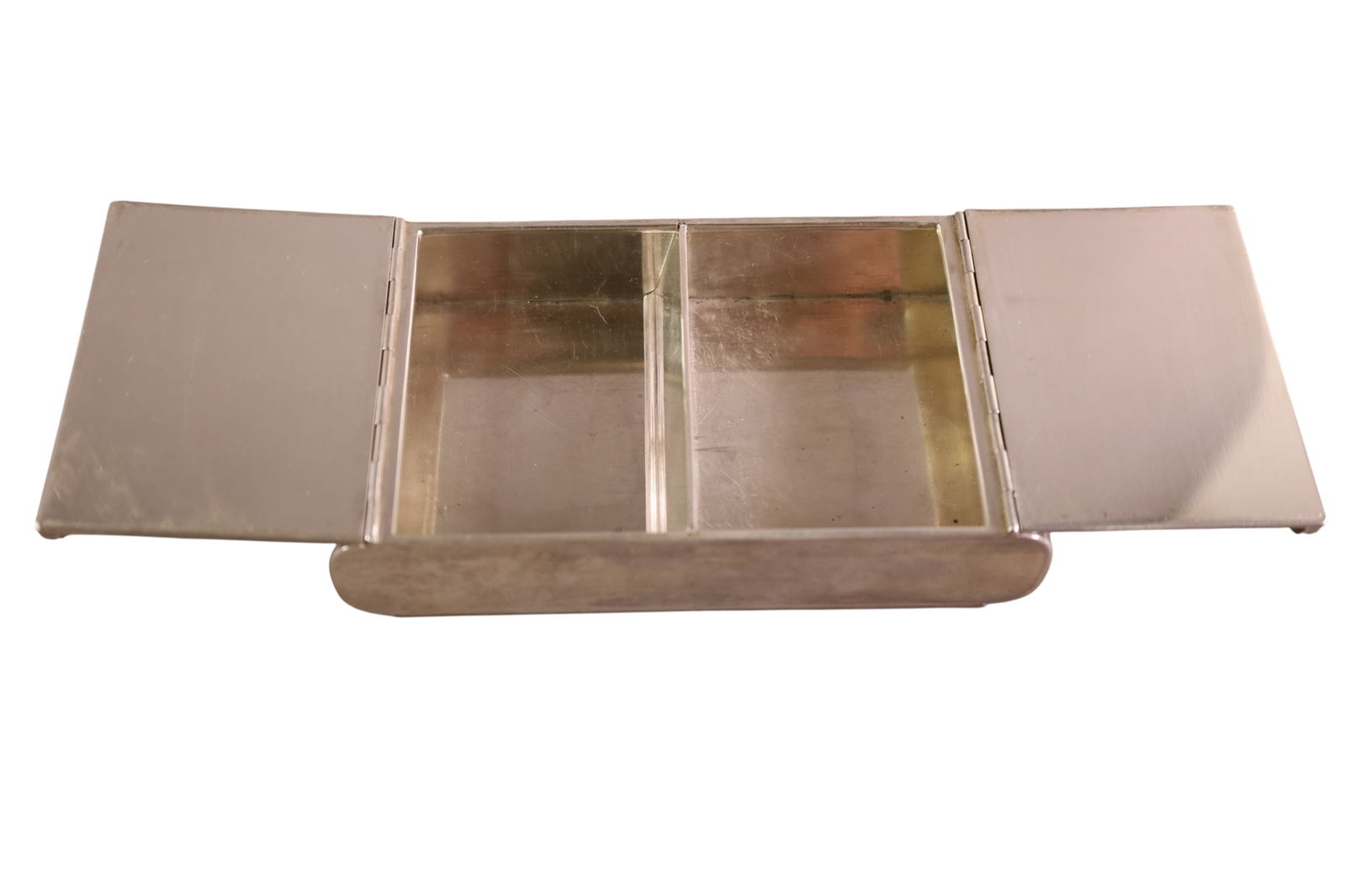 GEORG JENSEN STERLING SILVER CIGARETTE BOX - 2