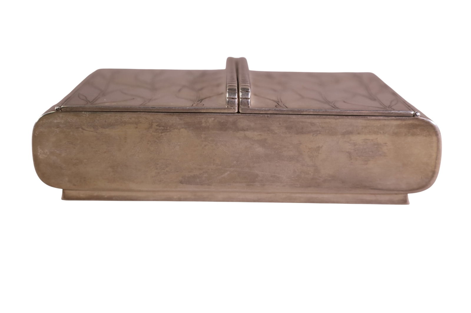 GEORG JENSEN STERLING SILVER CIGARETTE BOX - 3