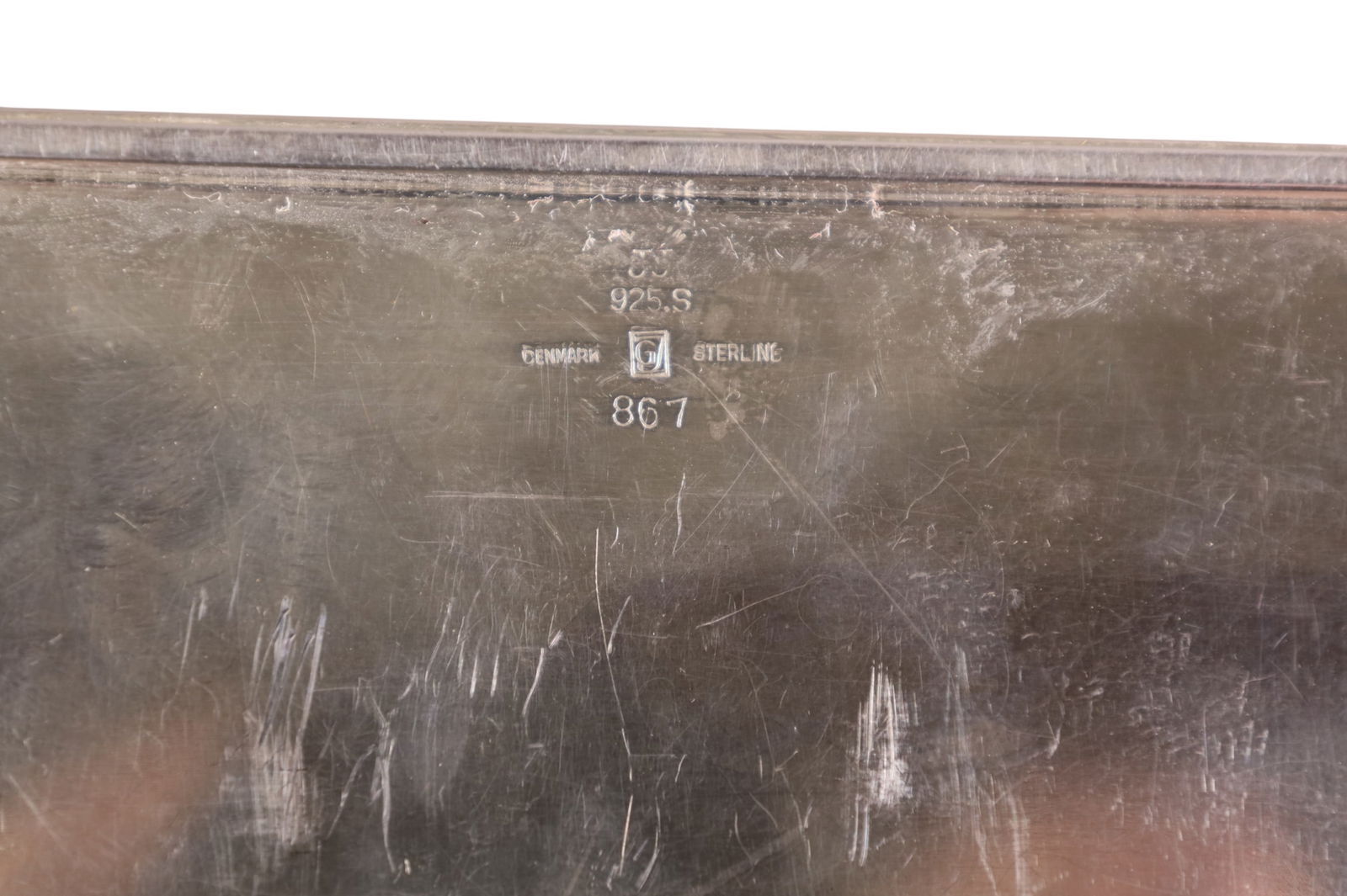 GEORG JENSEN STERLING SILVER CIGARETTE BOX - 4