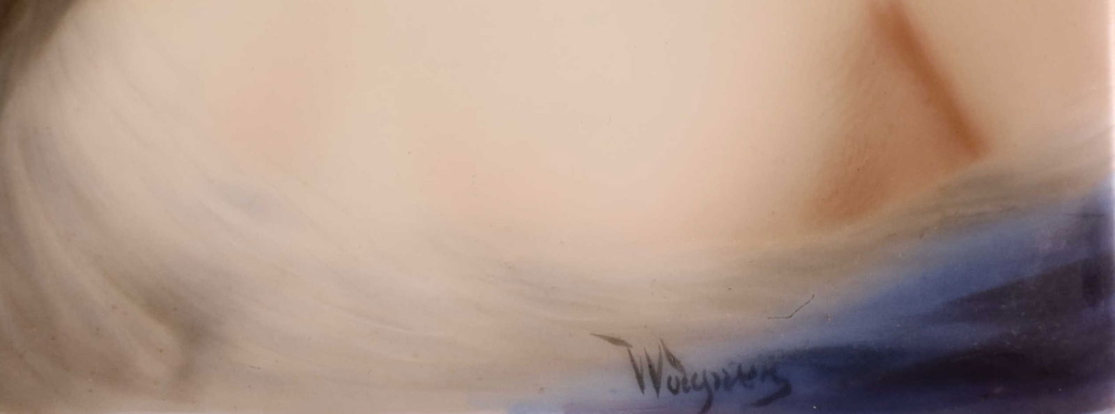 FRAMED GERMAN PORCELAIN PLAQUE - 4