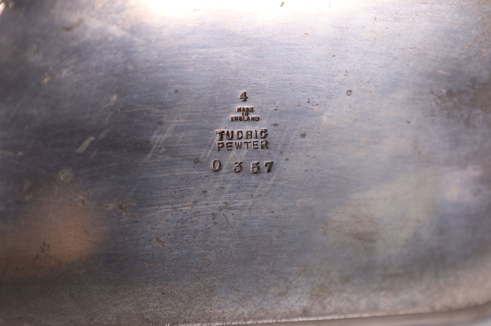 TUDRIC PEWTER TRAY - 5