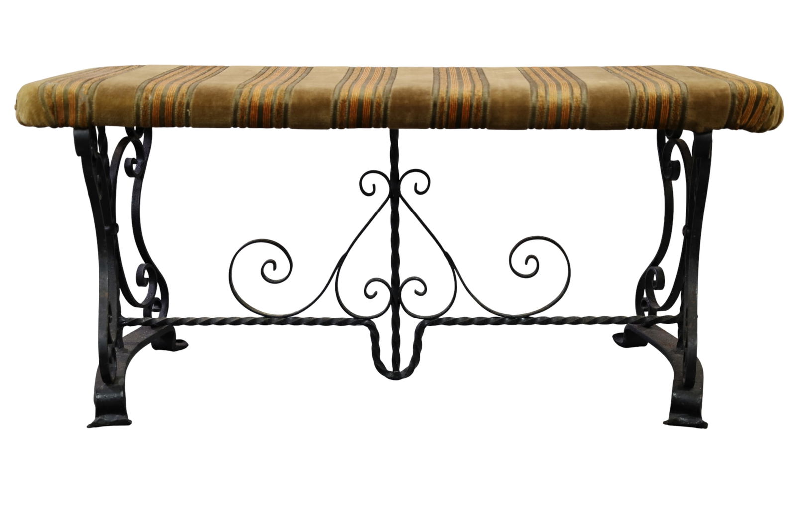 SPANISH STYLE IRON BENCH (1 of 2)