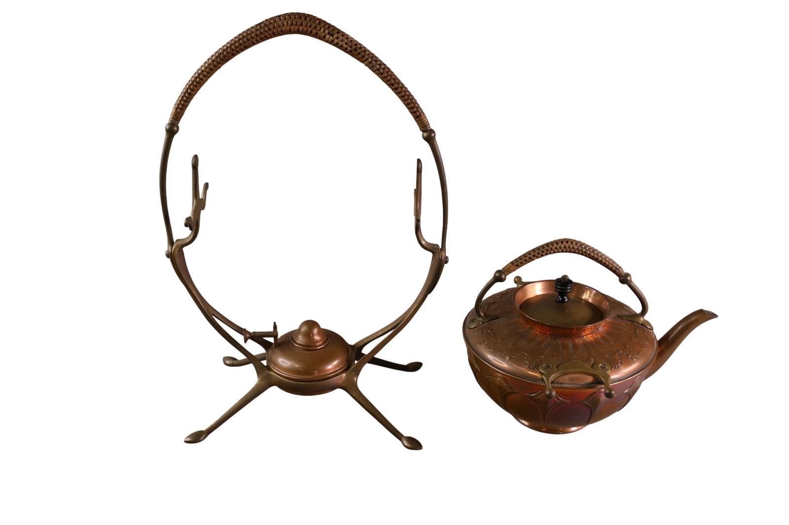 ART & CRAFTS COPPER KETTLE - 2