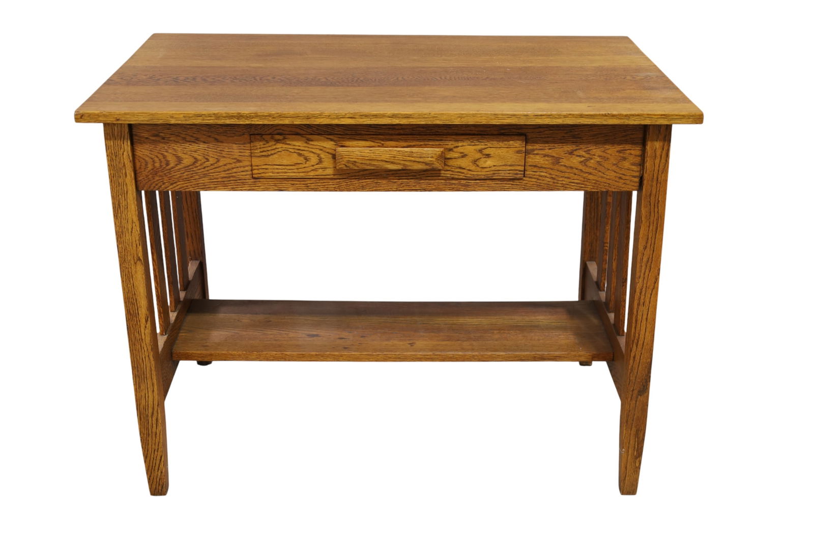 ARTS & CRAFTS OAK LIBRARY TABLE - 2