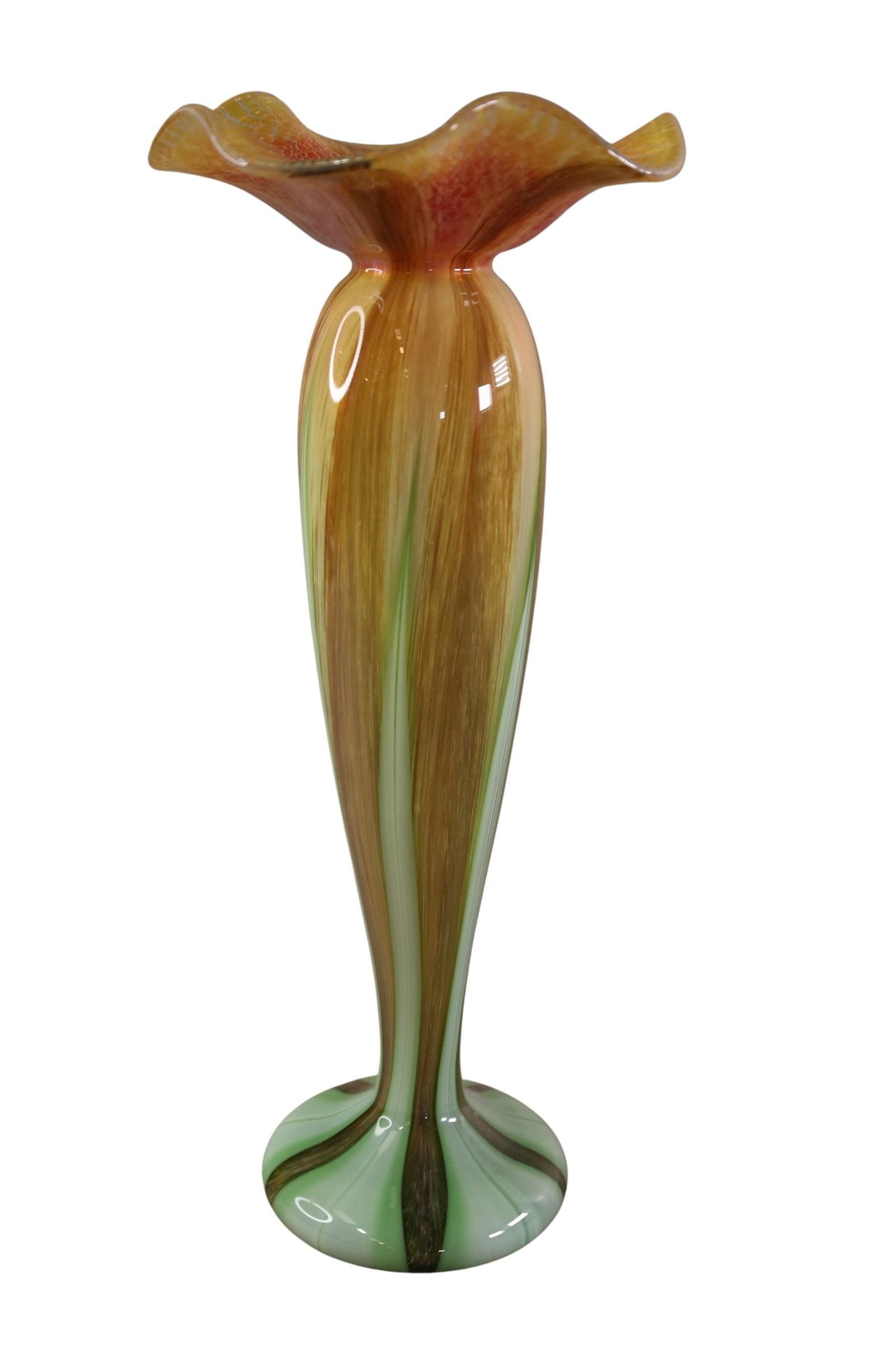 ORIENT & FLUME ART GLASS VASE (1 of 3)