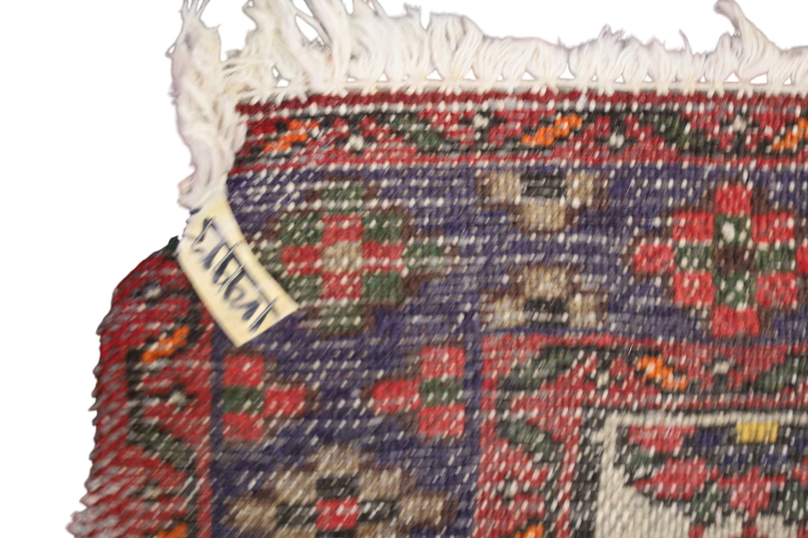 APPROX 5' x 3' 7" HANDMADE WOOL RUG - 3