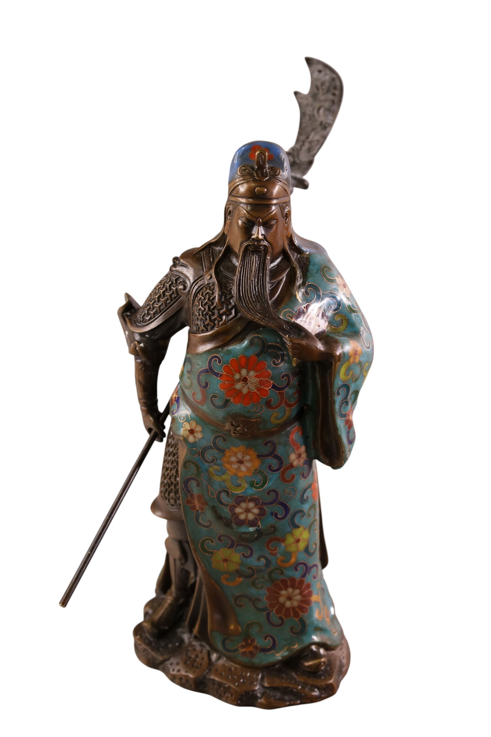 JAPANESE BRONZE FIGURE (1 of 3)