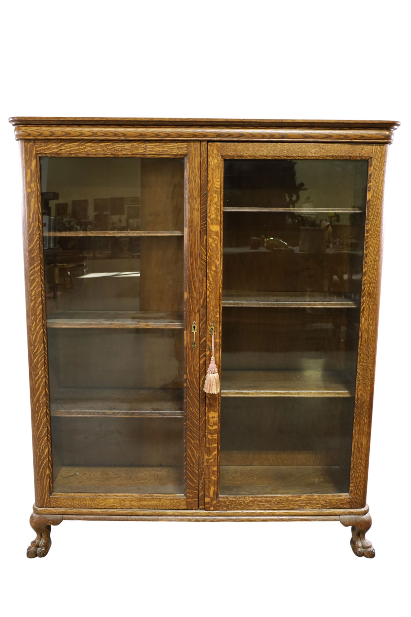 AMERICAN OAK BOOKCASE (1 of 2)