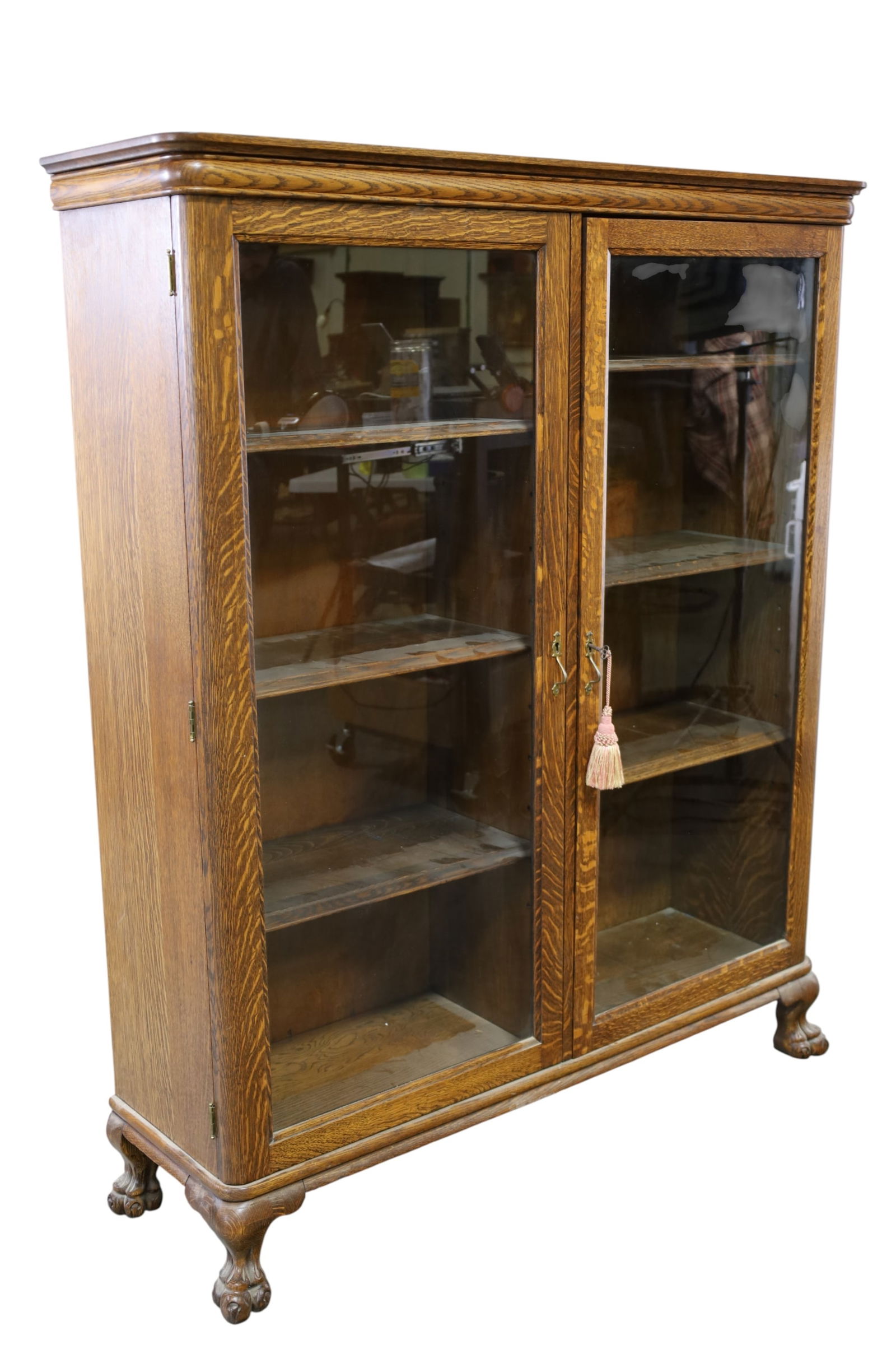 AMERICAN OAK BOOKCASE - 2