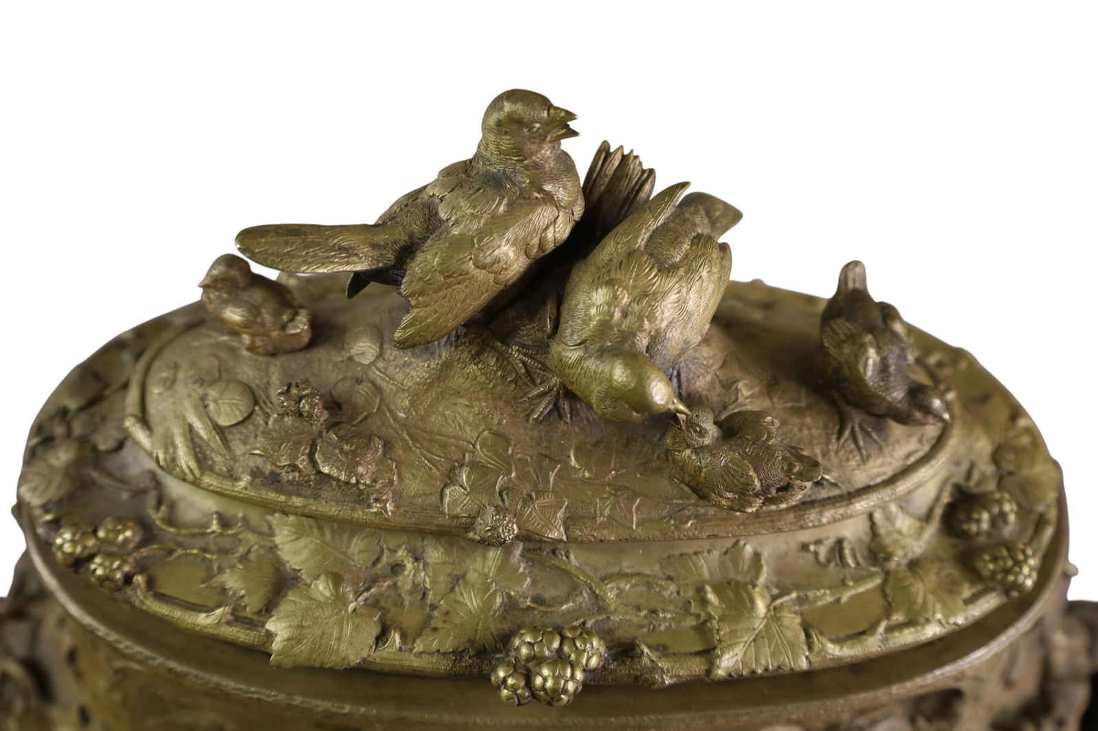 LARGE BRONZE MUSIC BOX - 2