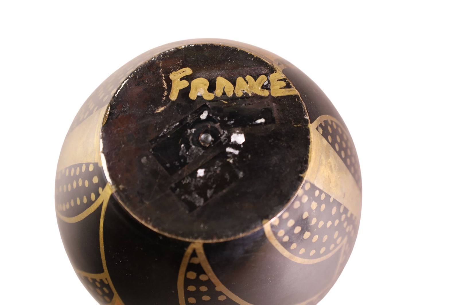 FRENCH MIXED METAL VASE - 2