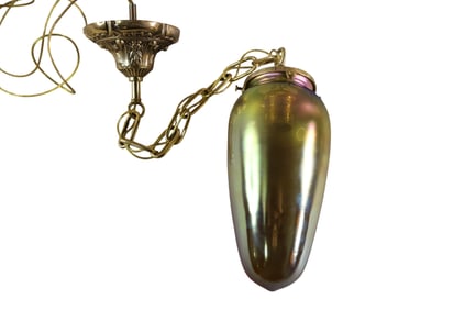 ART GLASS HANGING LIGHT