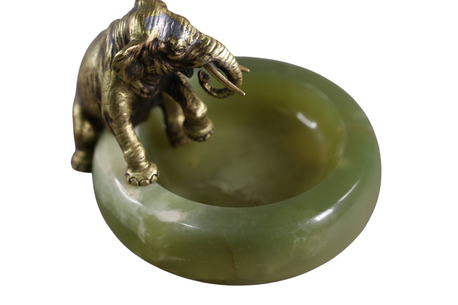 VIENNA BRONZE ELEPHANT TRAY - 2