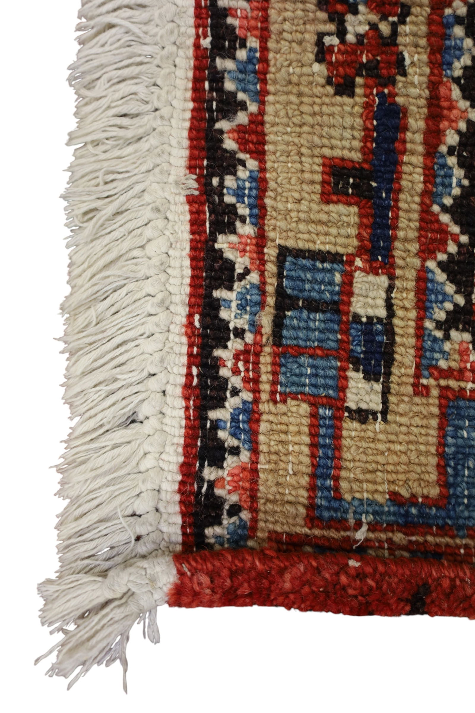 APPROX 4' 5" x 9' HANDMADE WOOL RUG - 4