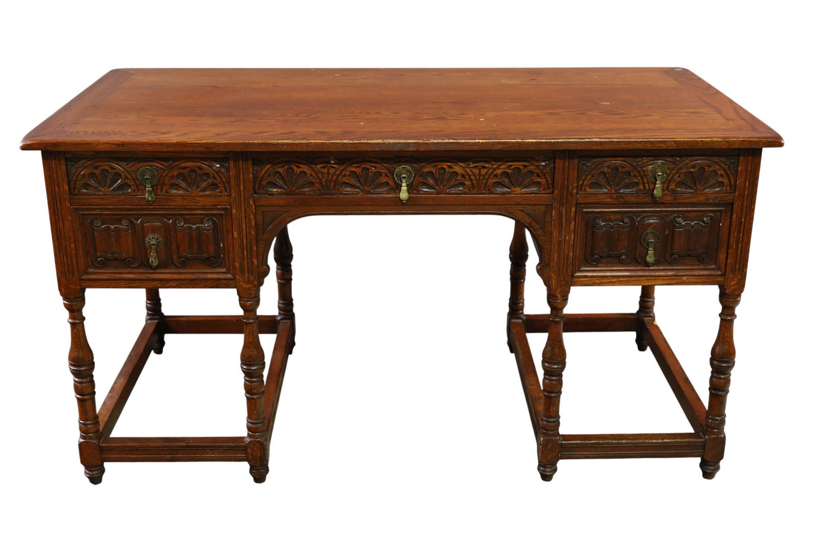 1930'S SPANISH STYLE DESK (1 of 5)