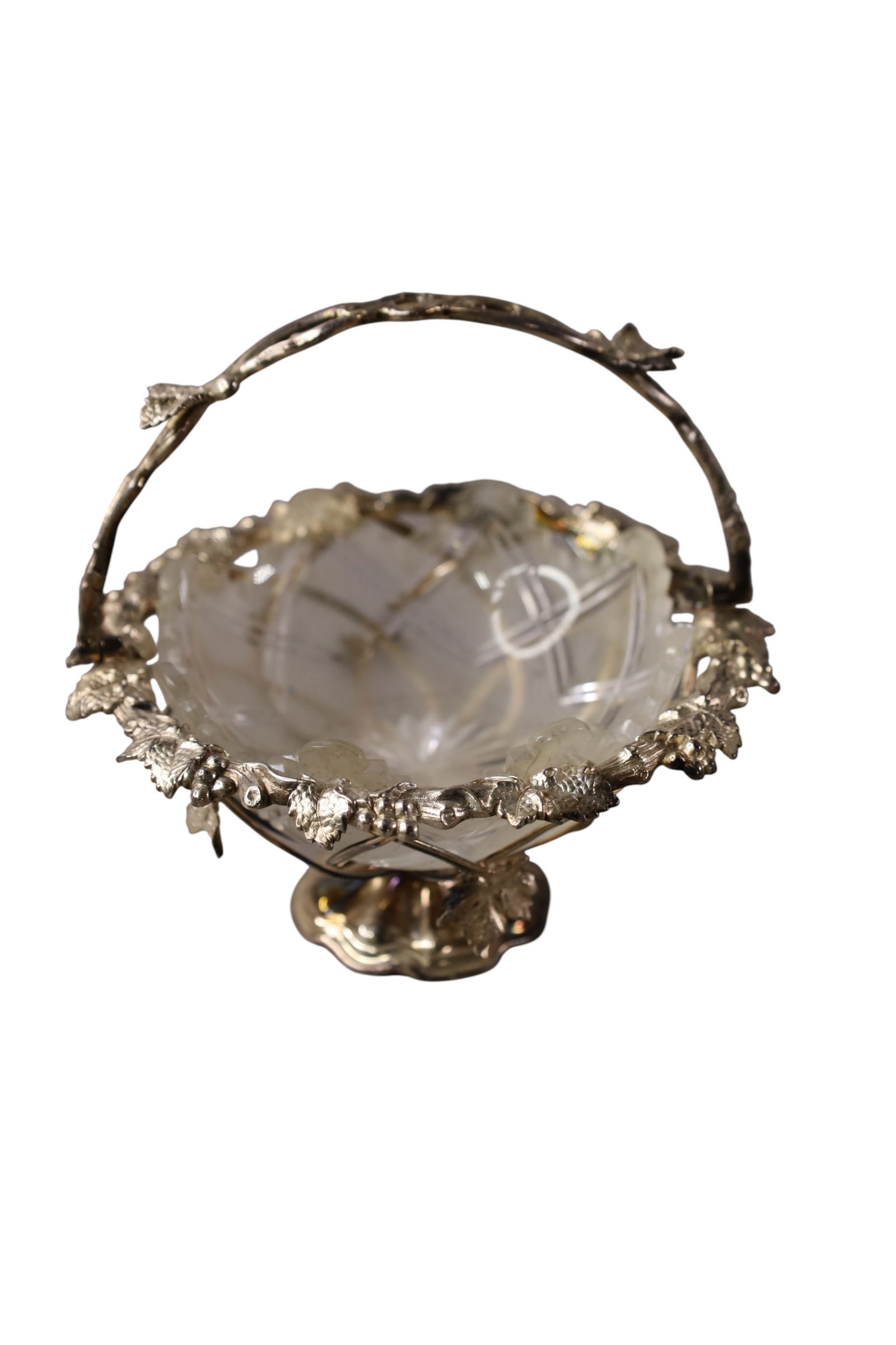 LARGE SILVERPLATE CENTER PIECE - 4