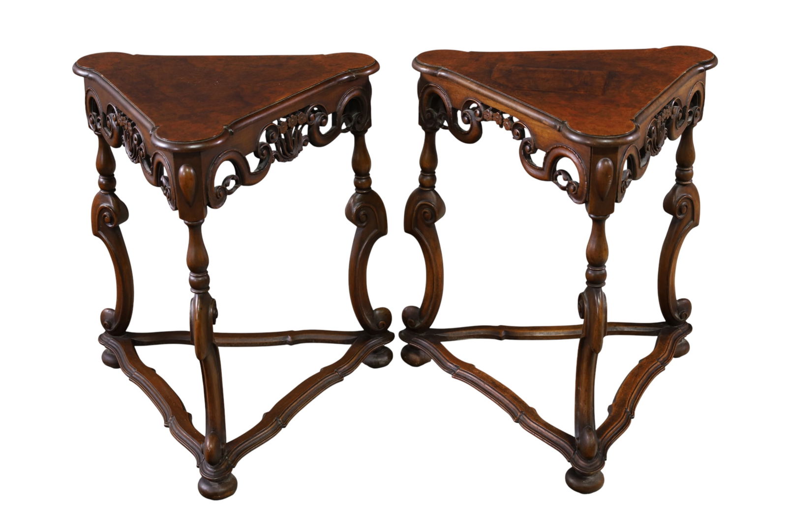 PAIR OF 1920'S END TABLES (1 of 4)