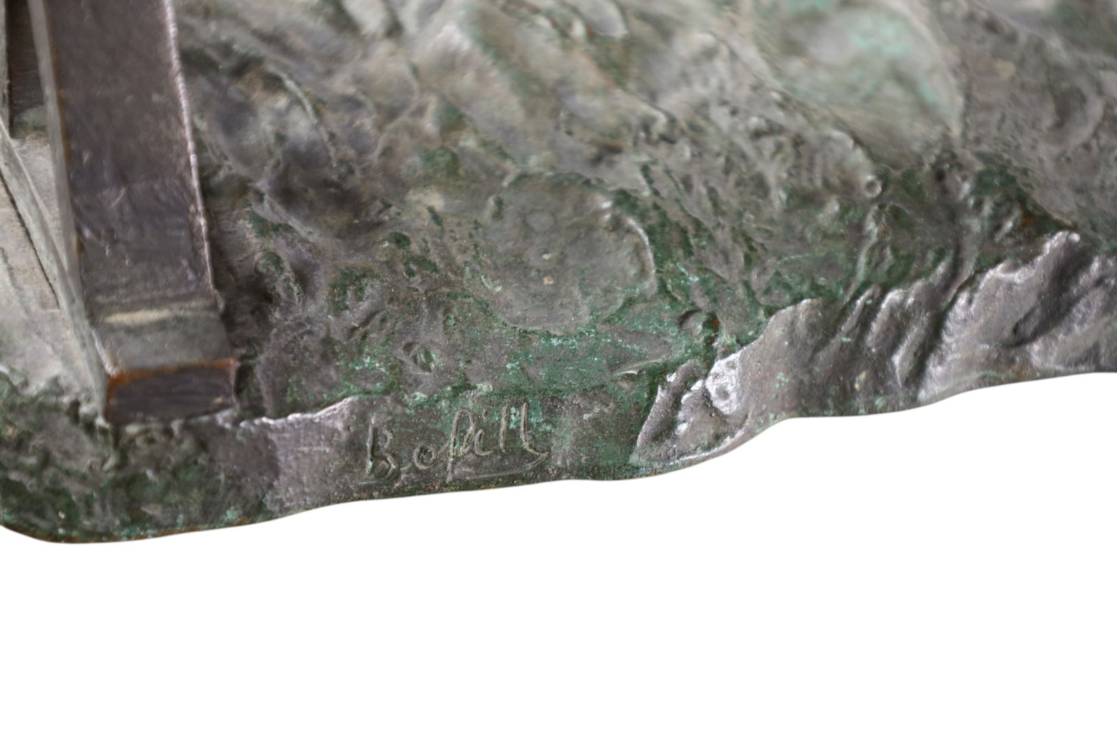 BRONZE HURDLER SCULPTURE - 3