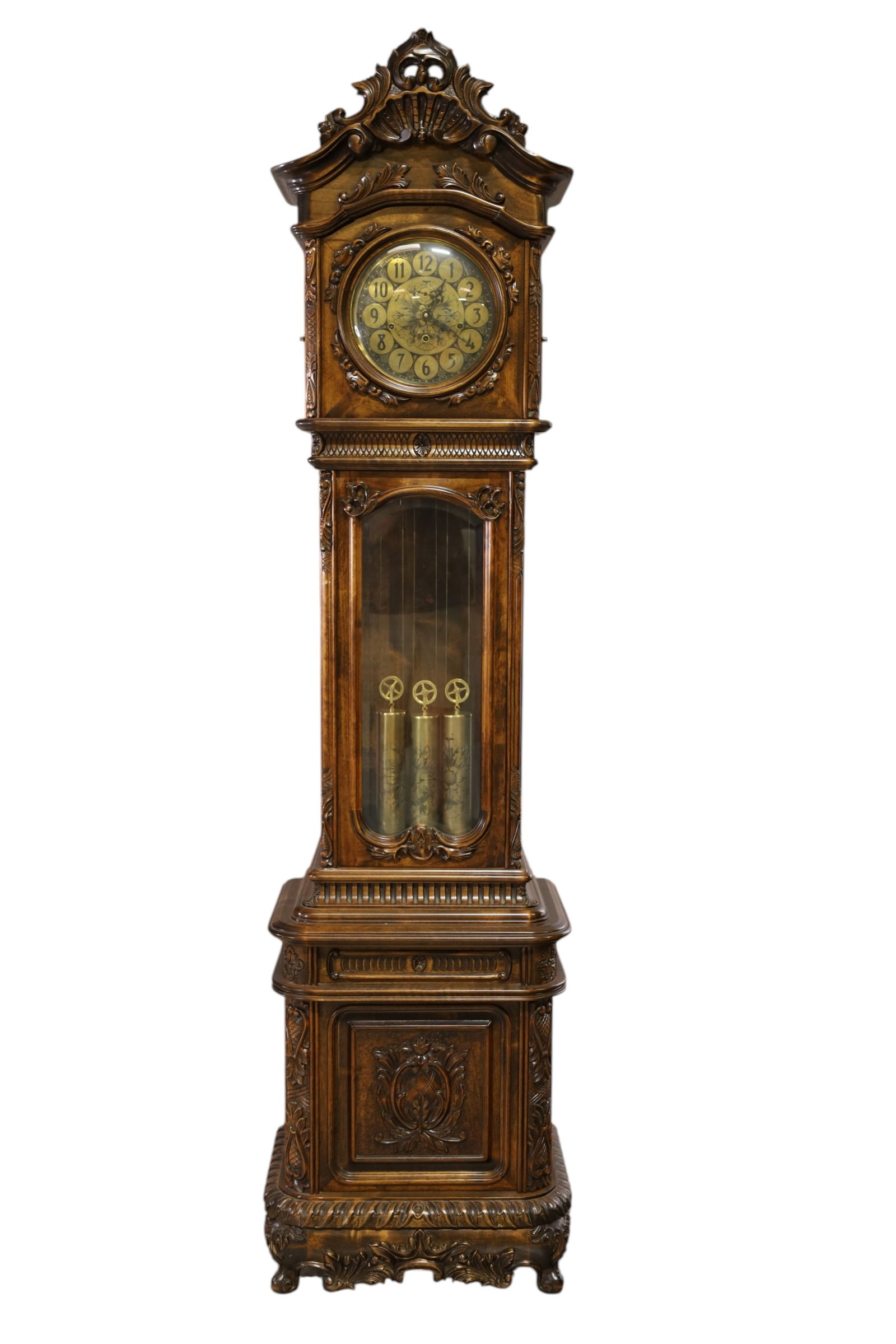 GERMAN GRANDFATHER CLOCK (1 of 5)