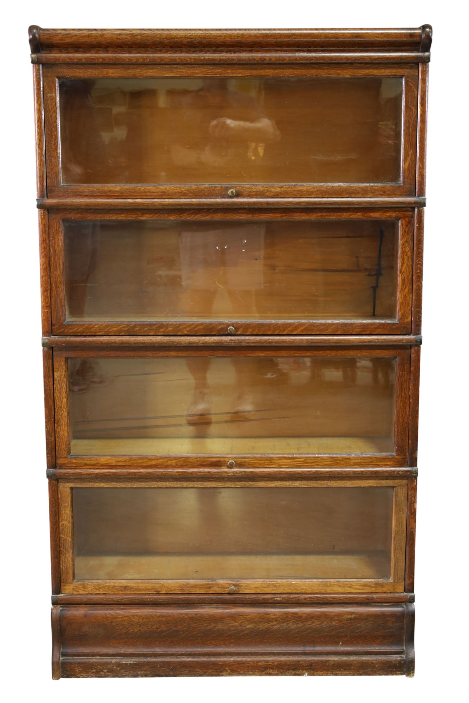 OAK LAWYER'S STACKING BOOKCASE (1 of 2)