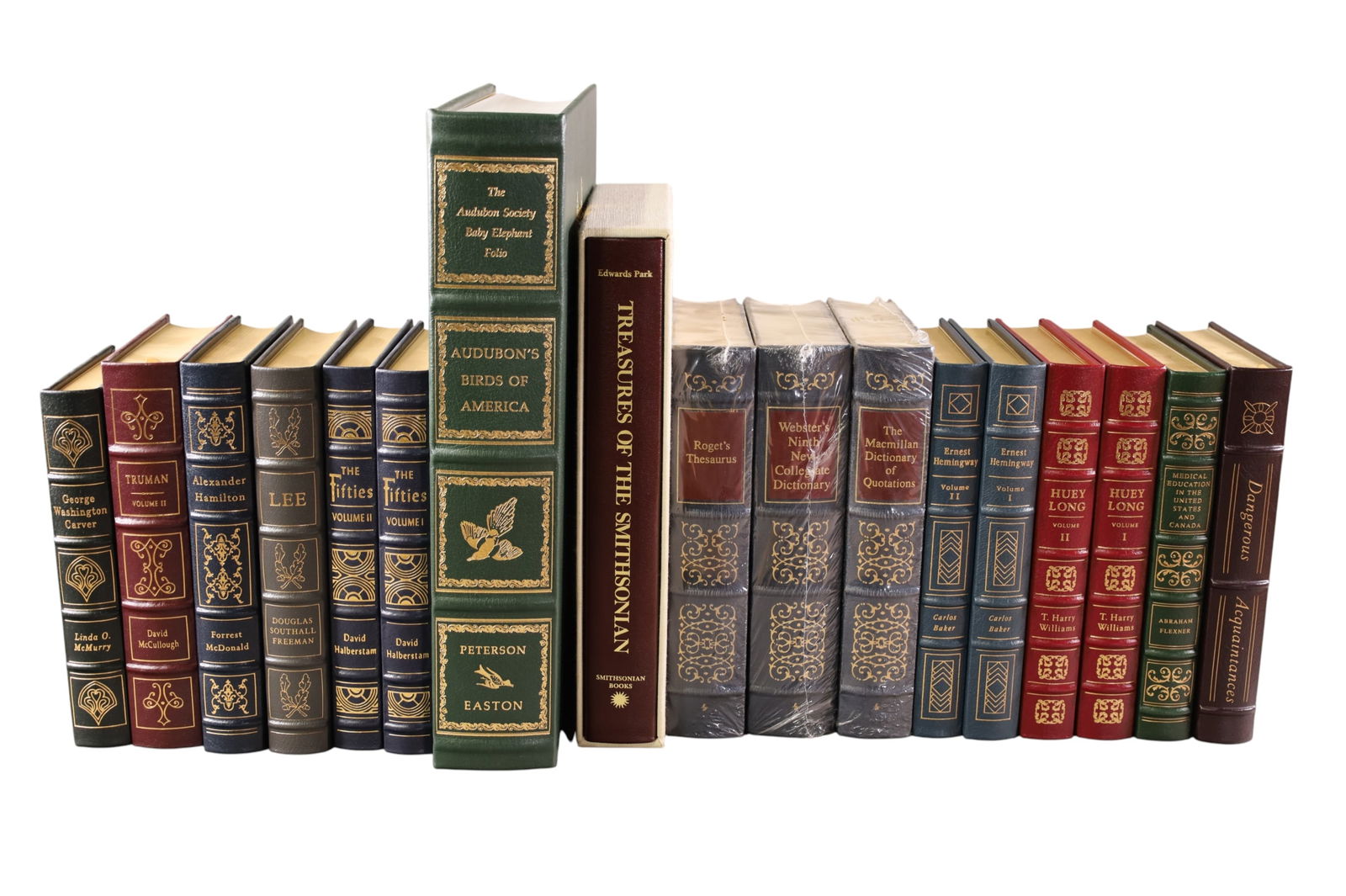 GROUPING OF EASTON PRESS LEATHER BOUND BOOKS: GROUPING OF 17 EASTON PRESS LEATHER BOUND BOOKS,