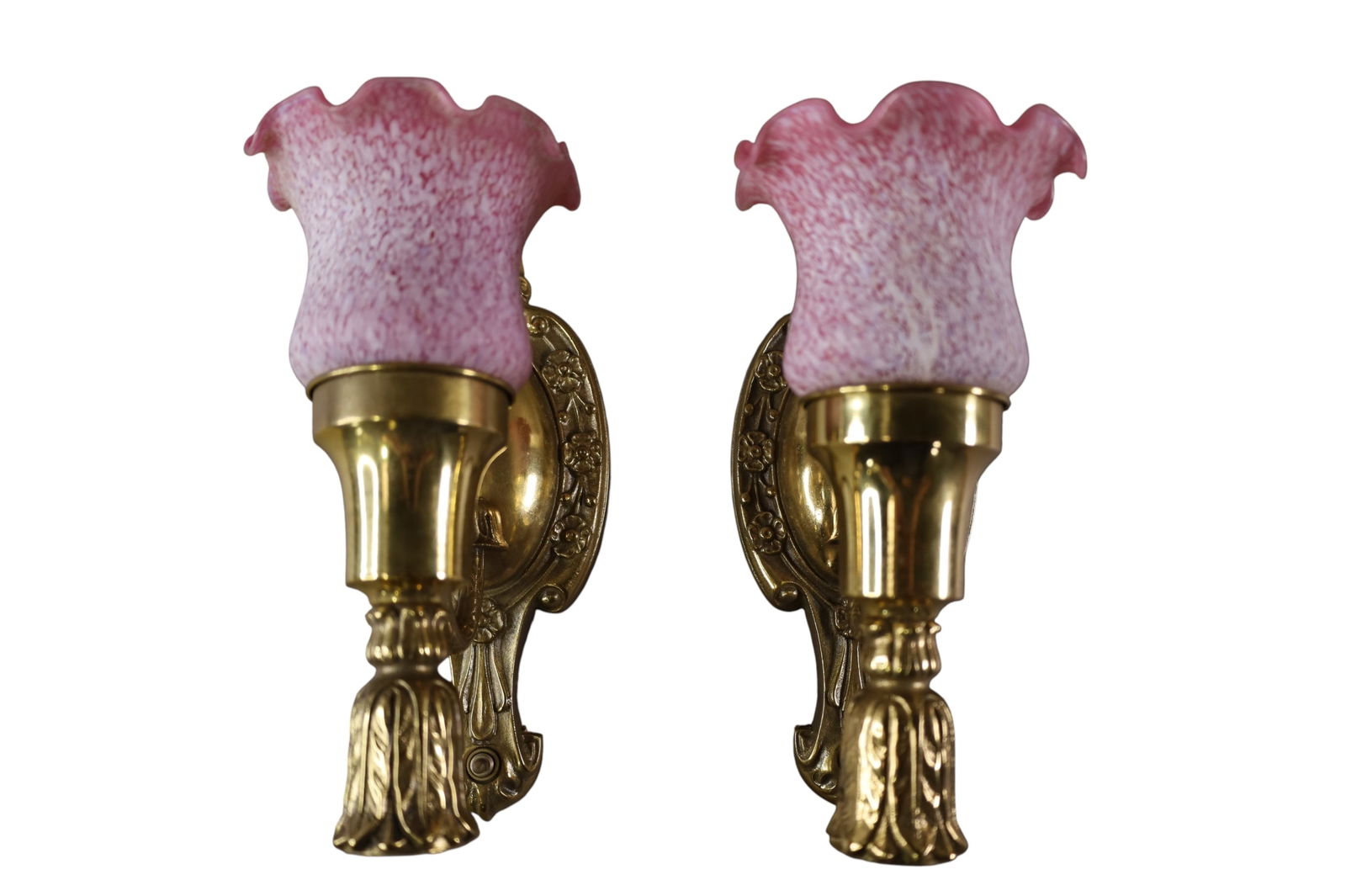 PAIR OF WALL SCONCES