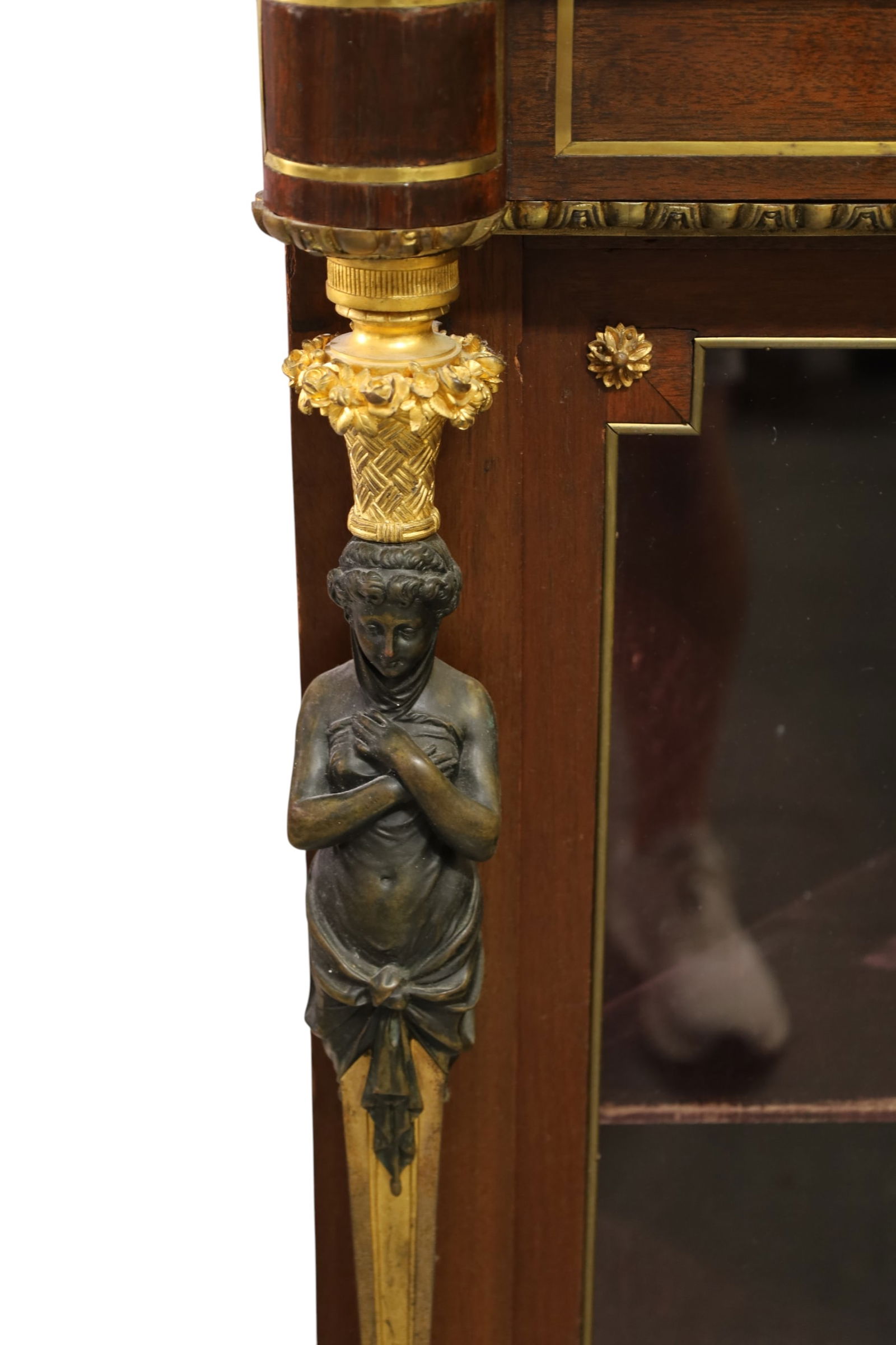 LOUIS XVI CORNER CABINET - 2