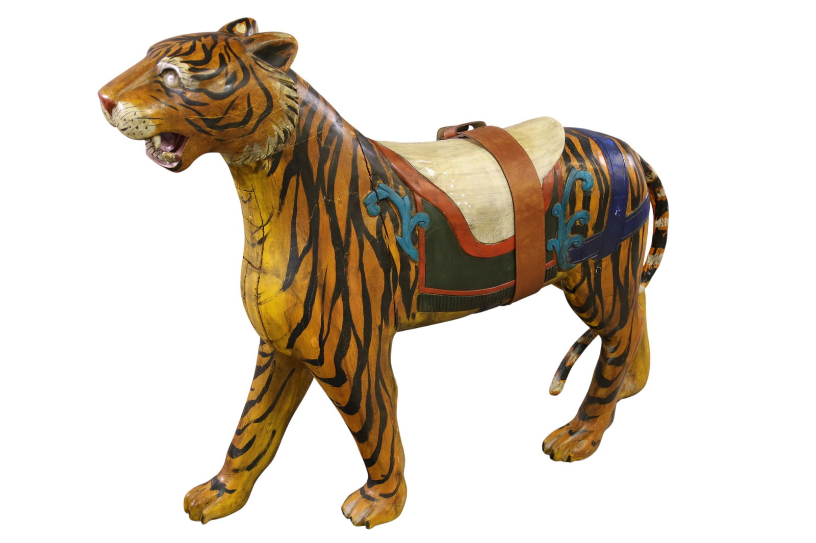 WOODEN CAROUSEL TIGER (1 of 2)