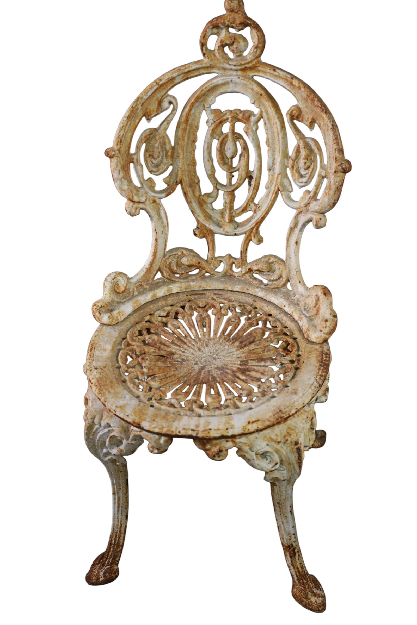 2 IRON GARDEN CHAIRS - 2