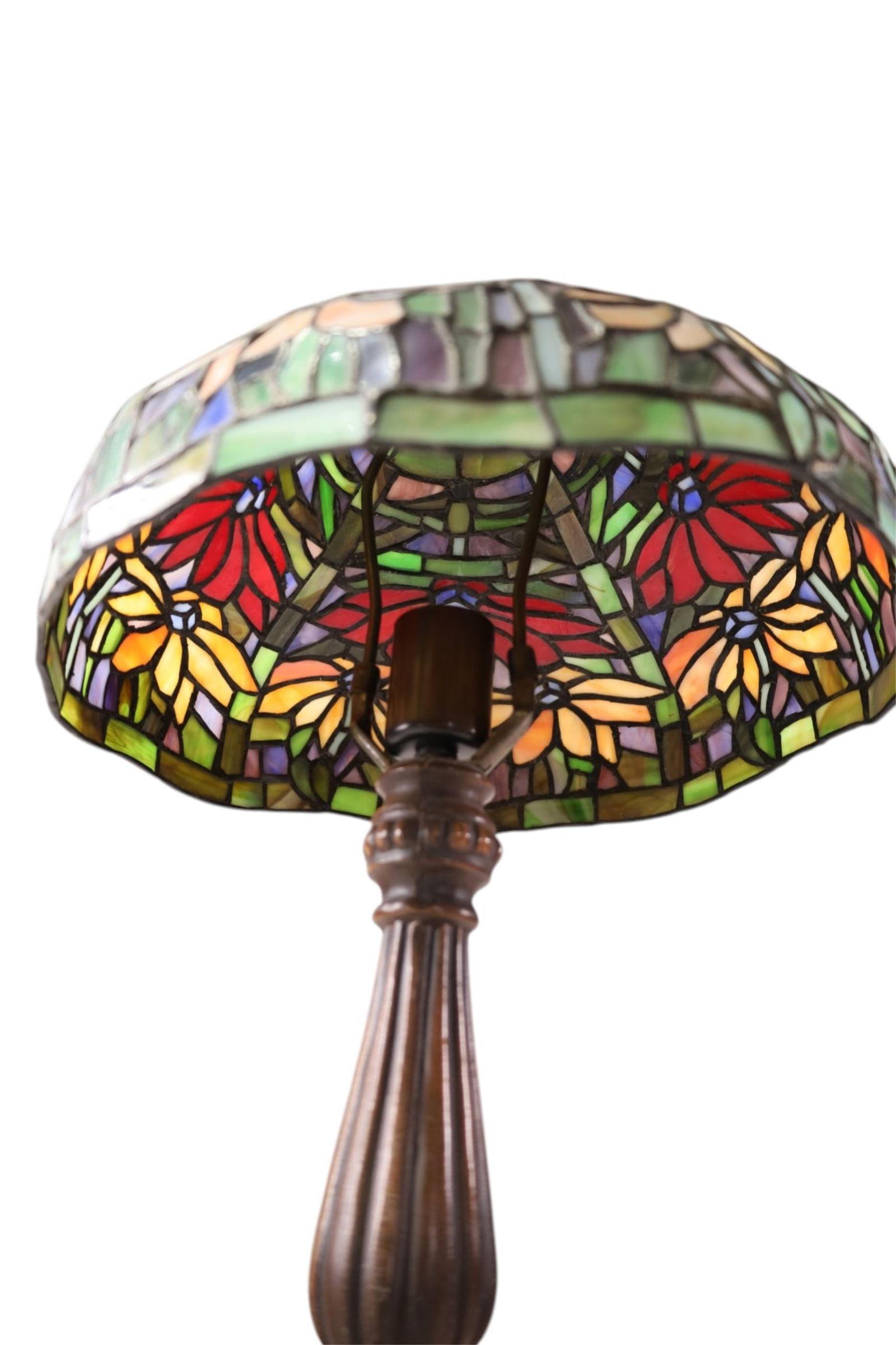 CONTEMPORARY LEADED TABLE LAMP - 3