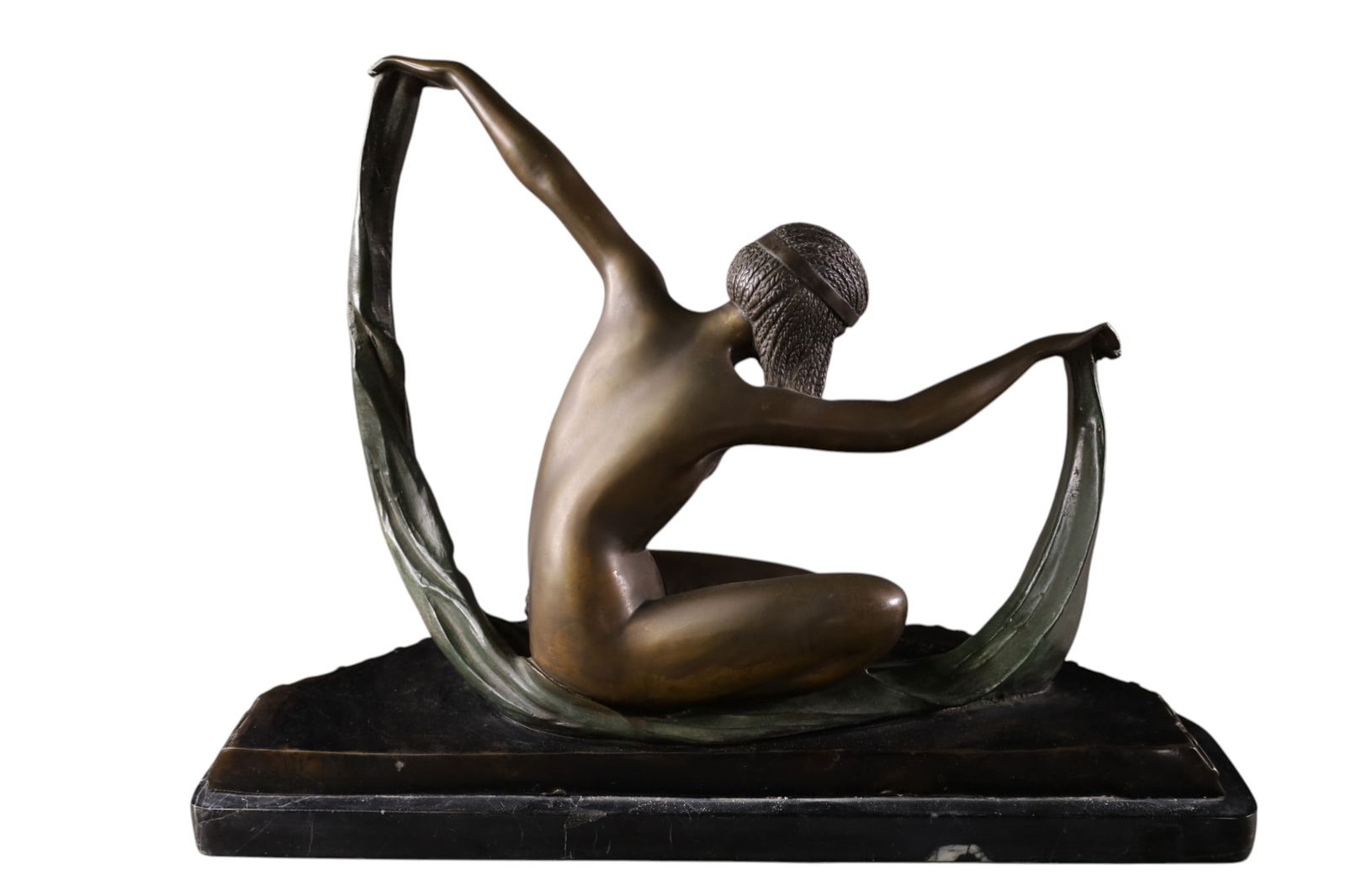 ART DECO STYLE BRONZE STATUE - 4