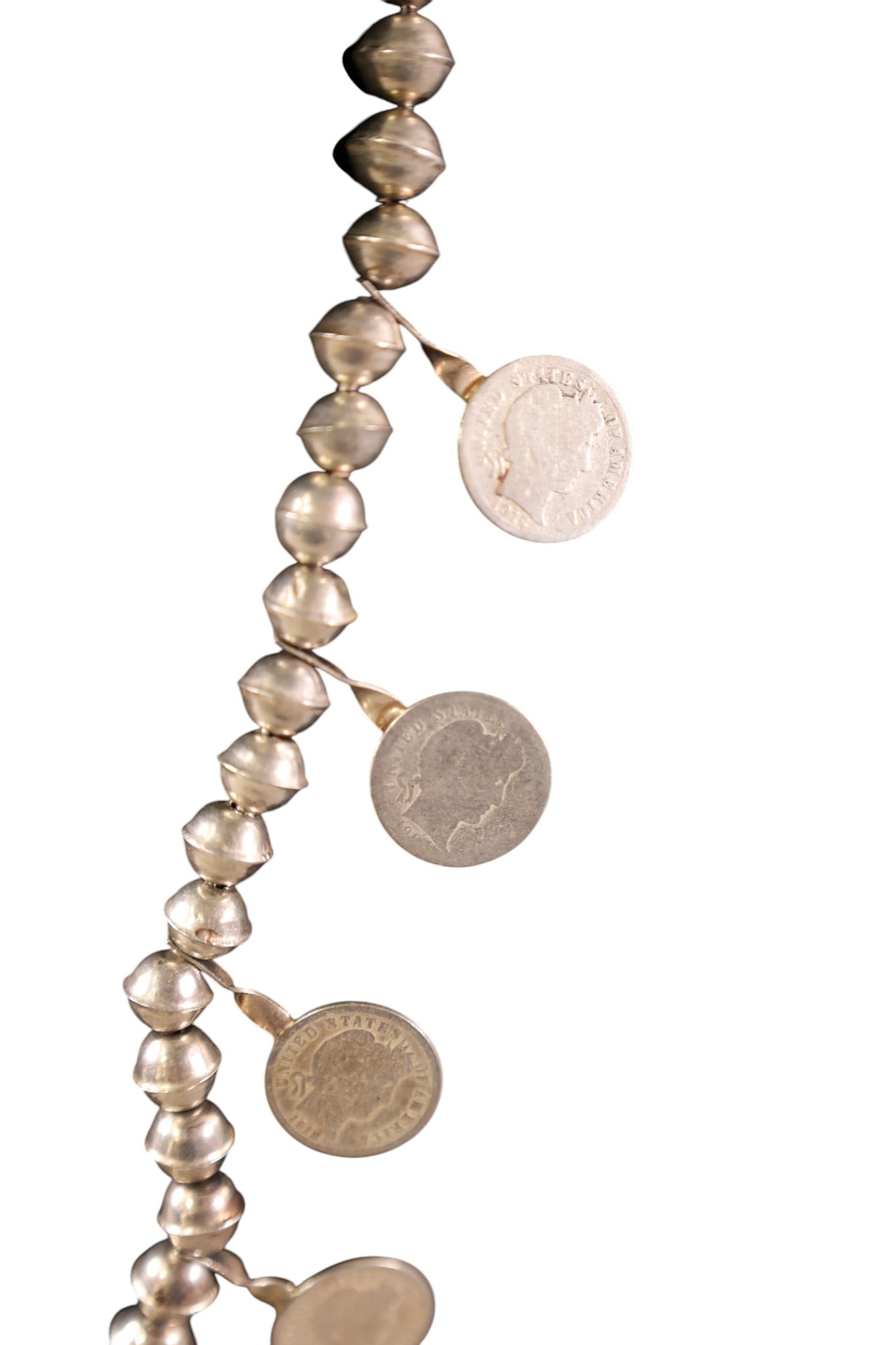 NATIVE AMERICAN SILVER NECKLACE - 2