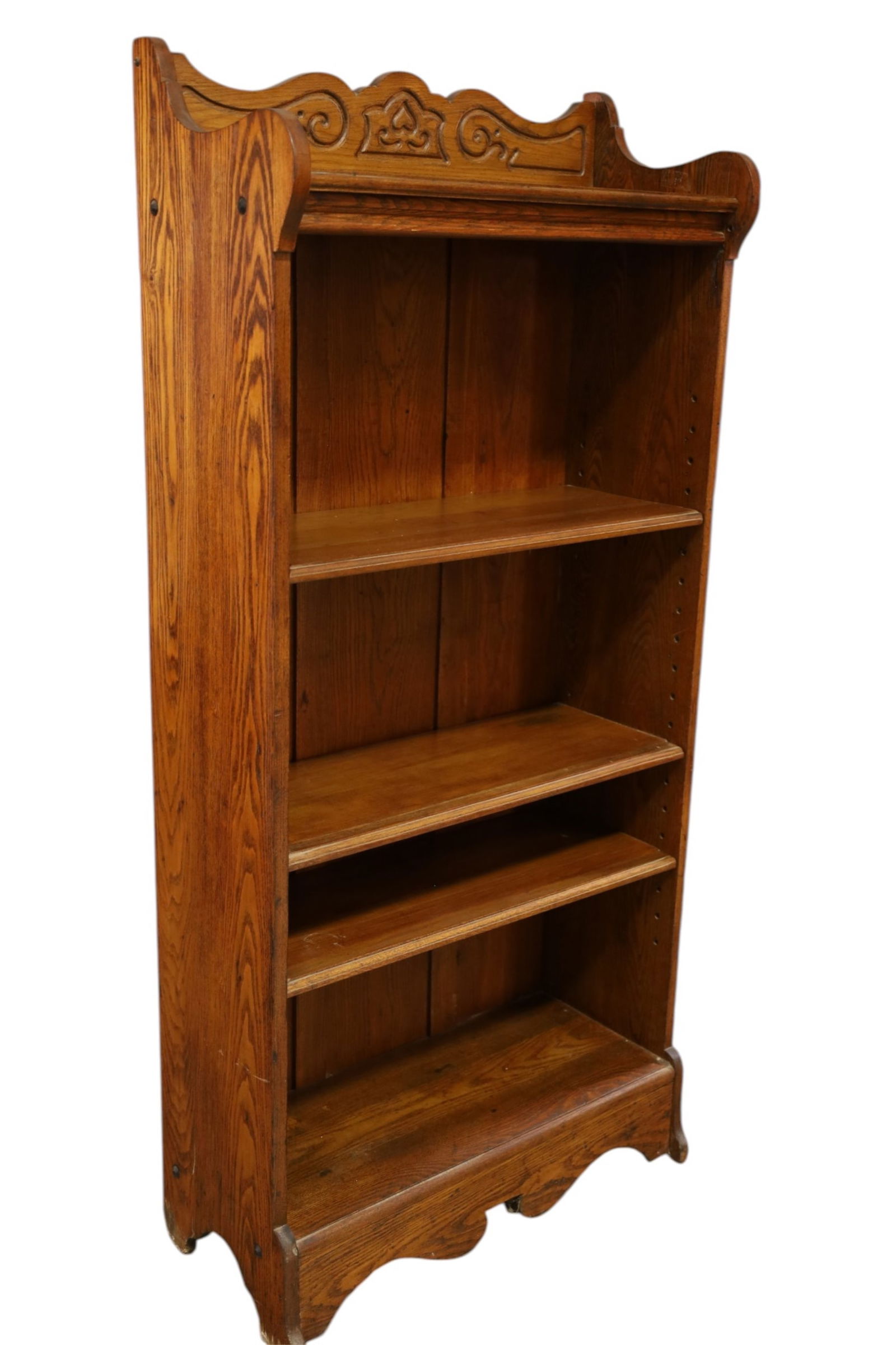 1900'S AM. OAK BOOKCASE - 2
