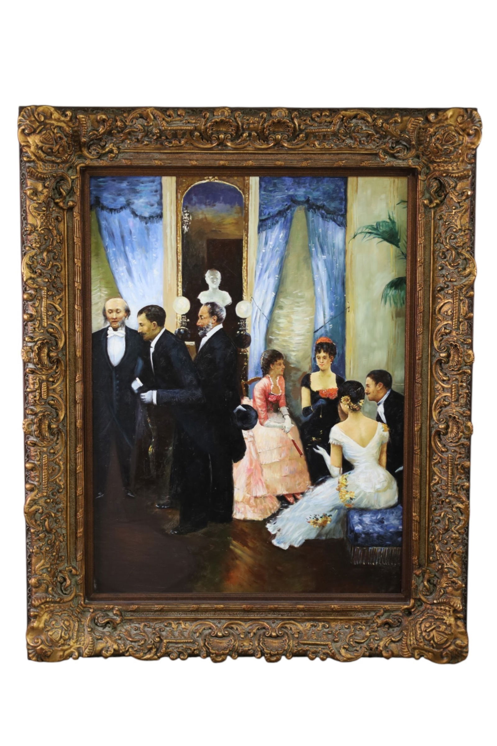 LARGE CONTEMPORARY DECORATOR PICTURE (1 of 2)