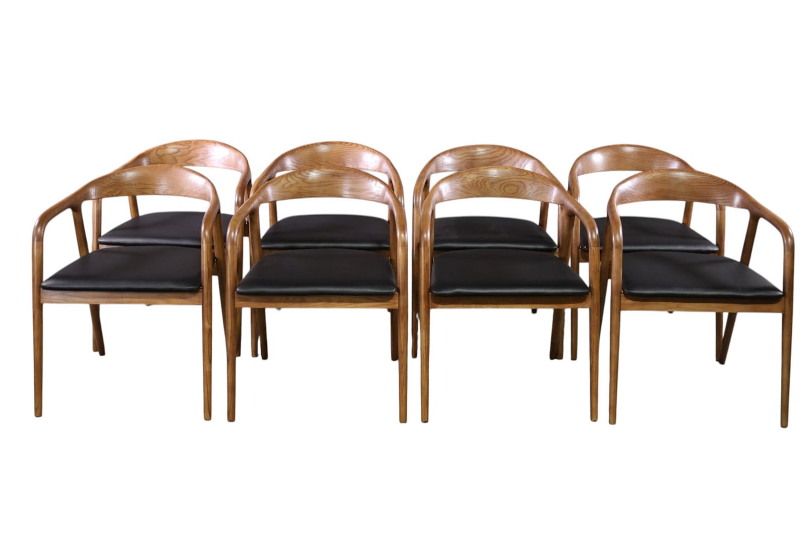 SET OF 8 MCM STYLE DINING CHAIRS (1 of 3)