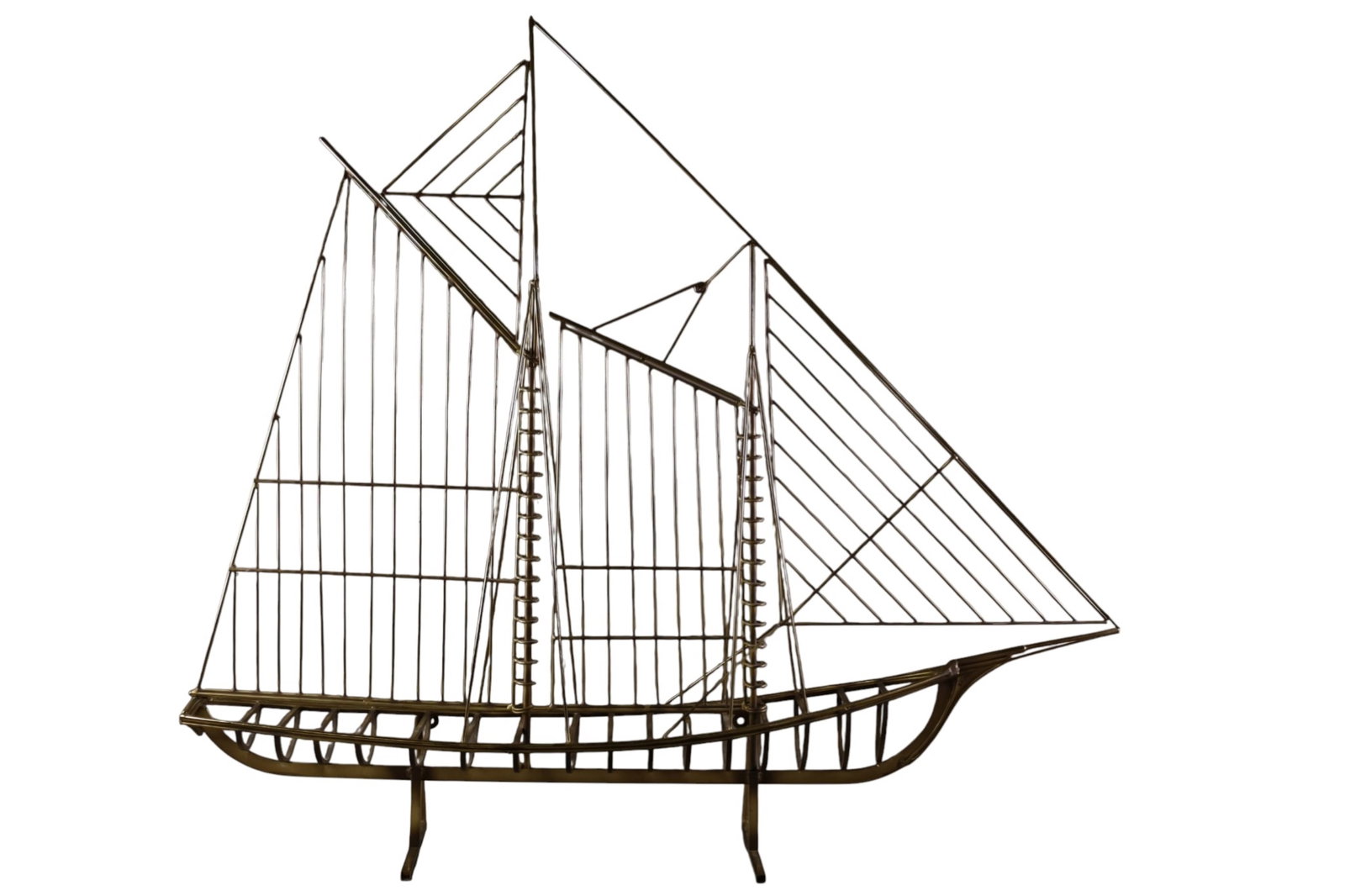 CURTIS JERE SHIP SCULPTURE (1 of 3)