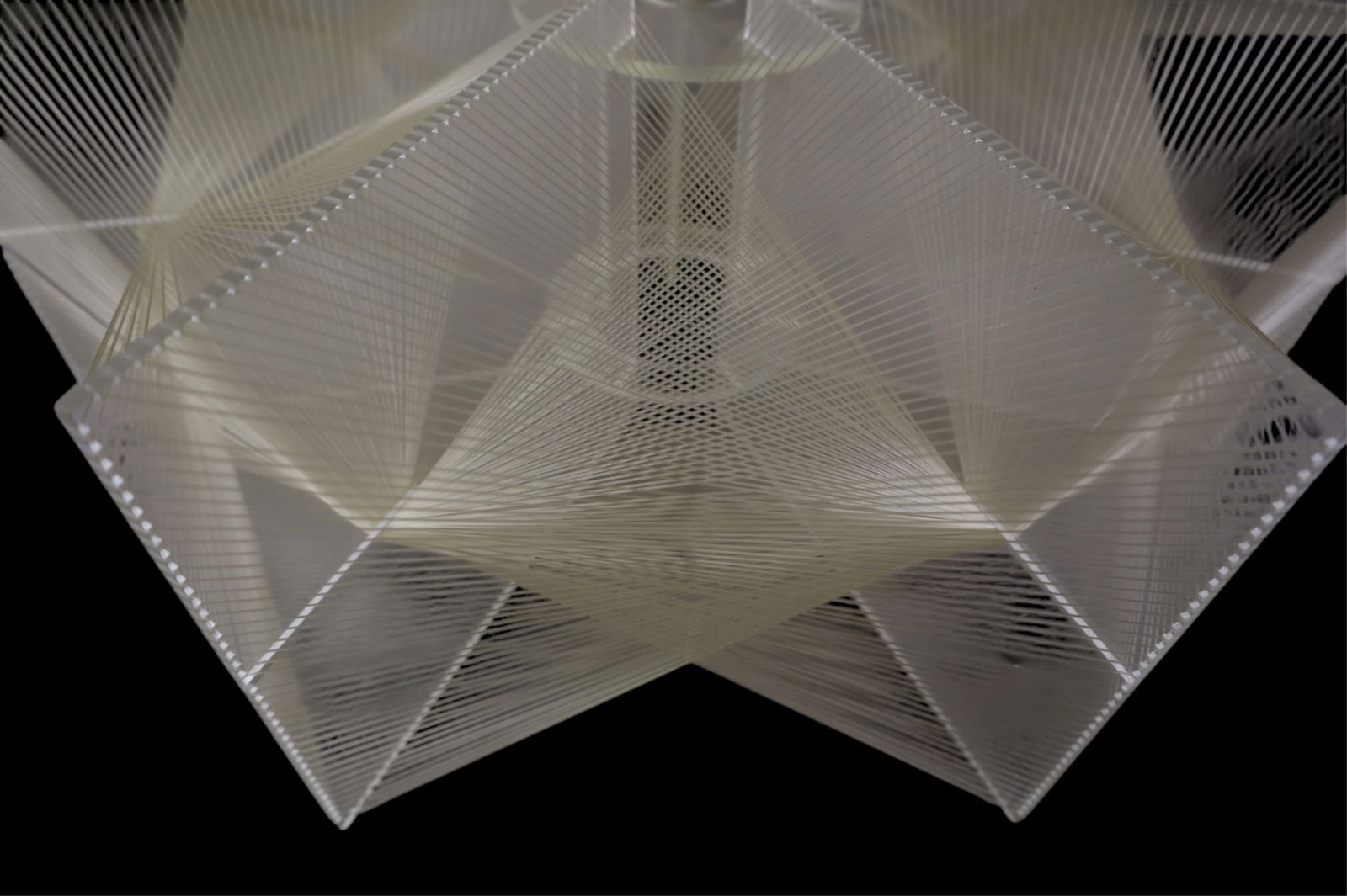 PAUL SECON ABSTRACT LIGHT FIXTURE - 3