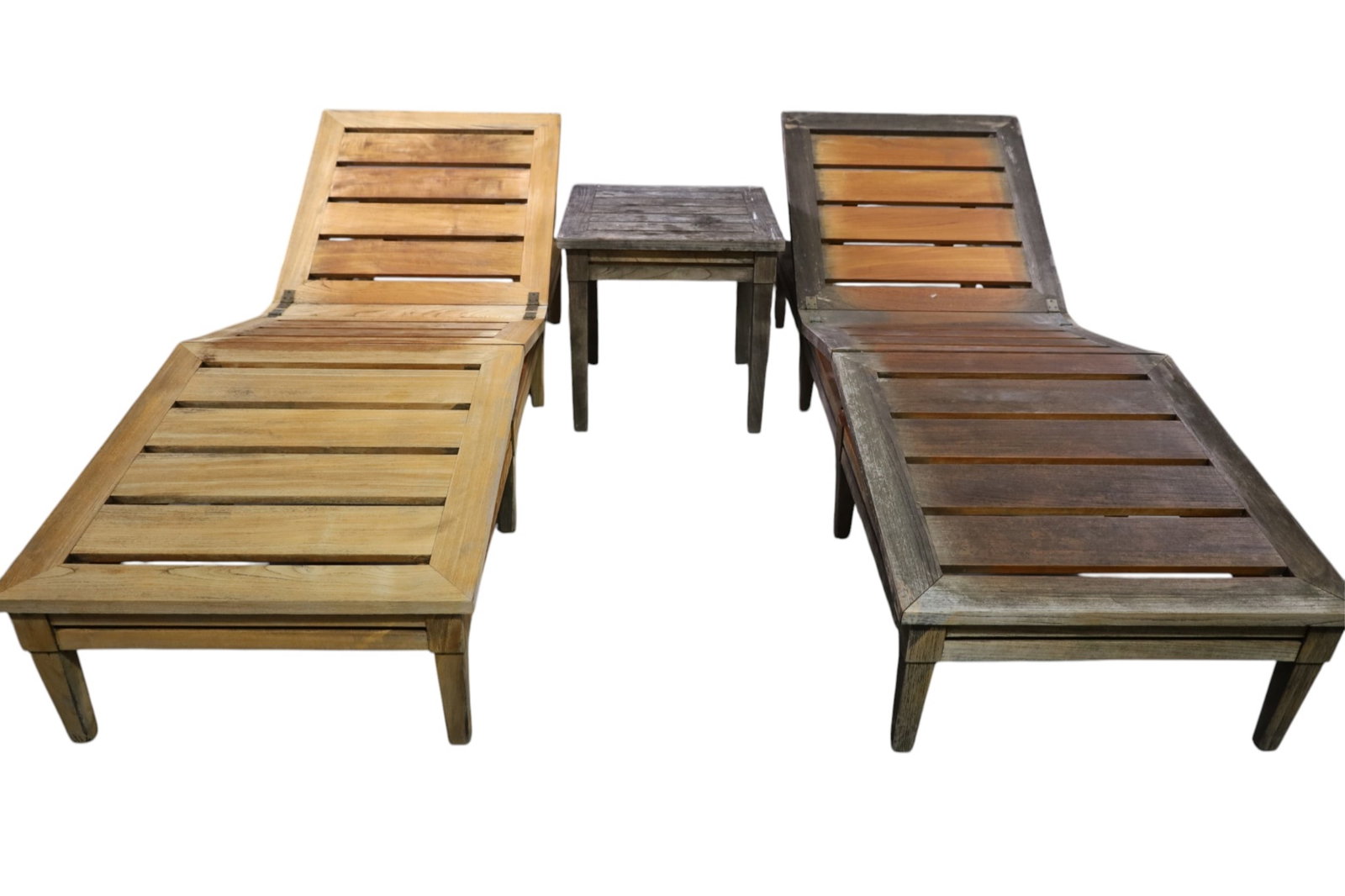 3 PIECE MCGUIRE TEAK PATIO SET (1 of 6)