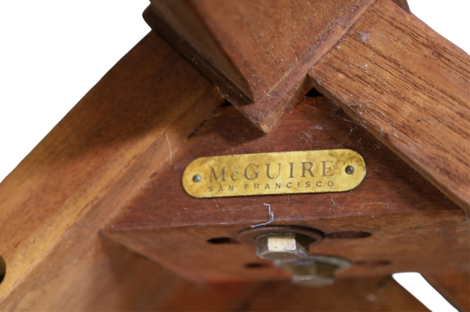 MCGUIRE TEAK COFFEE TABLE - 3